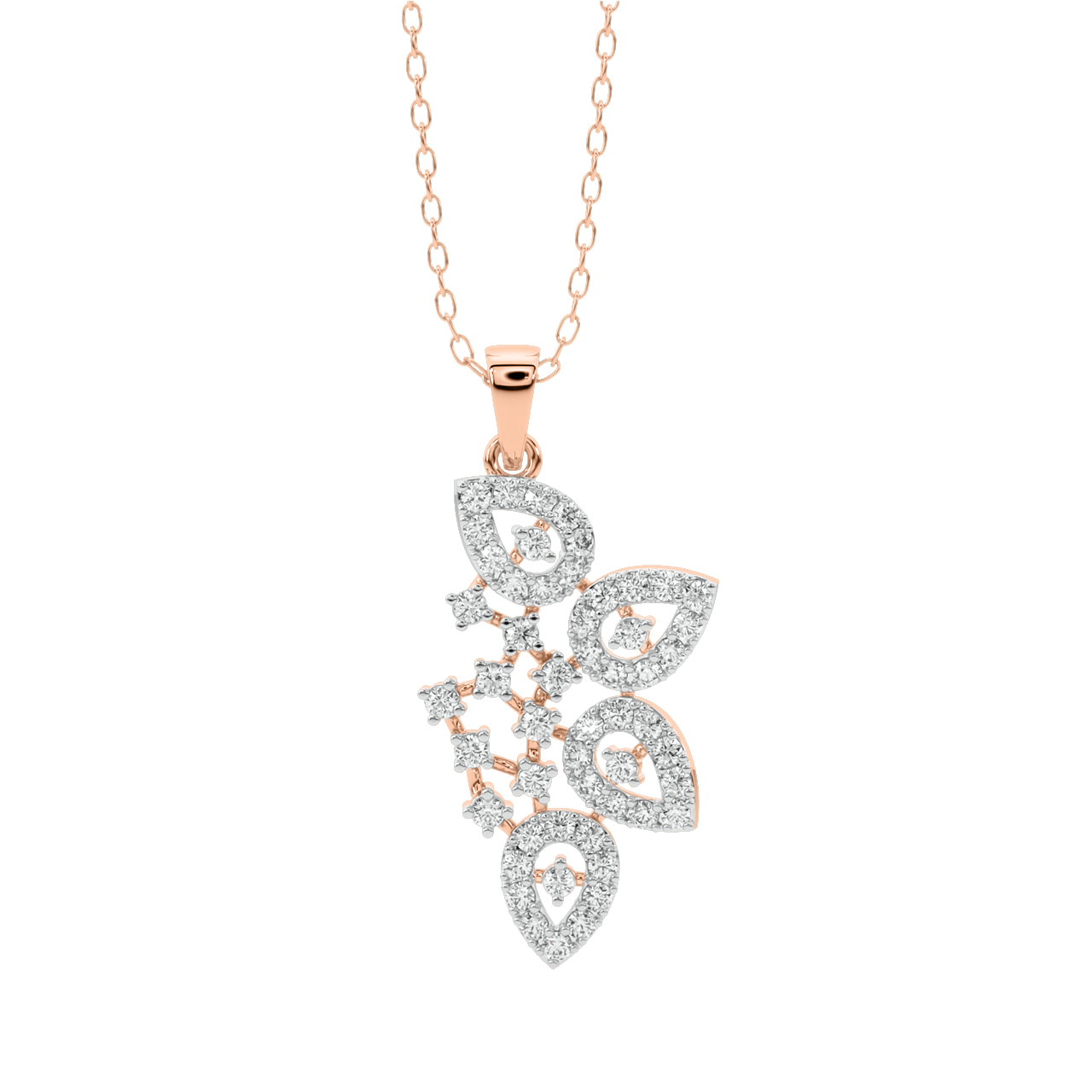 Amaia Round Diamond Office Wear Pendant